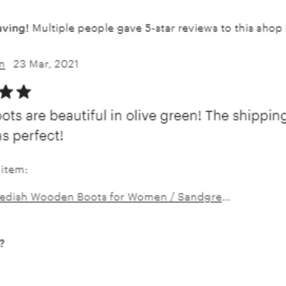 Sandgrens NEW YORK HIGH Handmade Swedish Clog Forest Green Leather Boot 41/8.5 - Picture 14 of 16